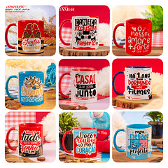 27 Artes para Caneca Dia dos Namorados Arquivo em Jpg