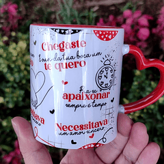 Arte Caneca Quem diria que você viria sem dizer que vinha, porque nunca é tarde Arquivo Editável