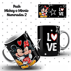 10 Artes Caneca Dia dos Namorados Mickey e Minnie Arquivos Editáveis 2