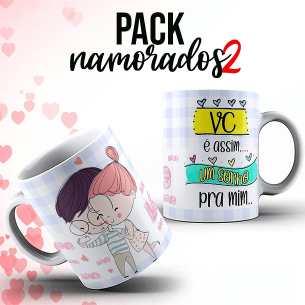 10 Artes Caneca Dia dos Namorados Arquivos Editável  8