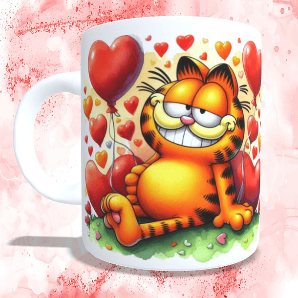 11 Artes Caneca Garfild 3D Arquivos em Jpg 5