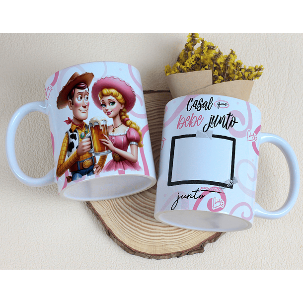15 Artes Caneca Dia dos Namorados Casal que bebe Junto Arquivos Editável 5