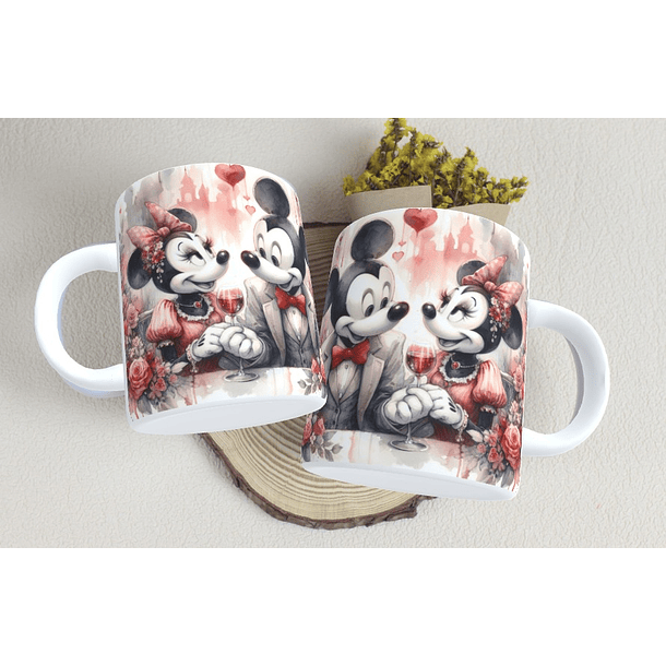 15 Artes Caneca Dia dos Namorados  Mickey e Minnie Arquivos em Jpg 2