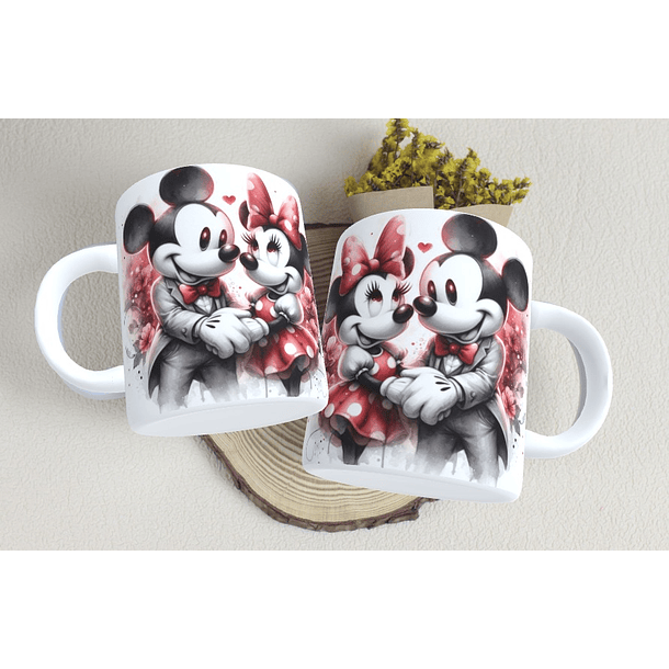 15 Artes Caneca Dia dos Namorados  Mickey e Minnie Arquivos em Jpg 3
