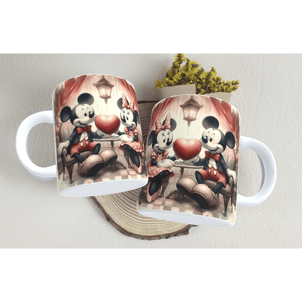 15 Artes Caneca Dia dos Namorados  Mickey e Minnie Arquivos em Jpg 15