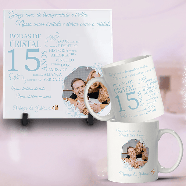 25 Artes Caneca e Azulejo Bodas de Casamento arquivo Editável  7