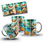 15 Artes para Caneca Garfild Arquivo em Png 1