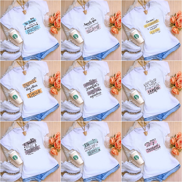 22 Artes para Caneca Camisa Versiculos Biblicos Arquivo Editável  2