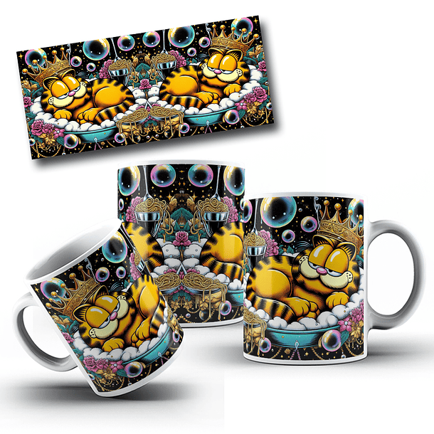 15 Artes para Caneca Garfild Arquivo em Png 10