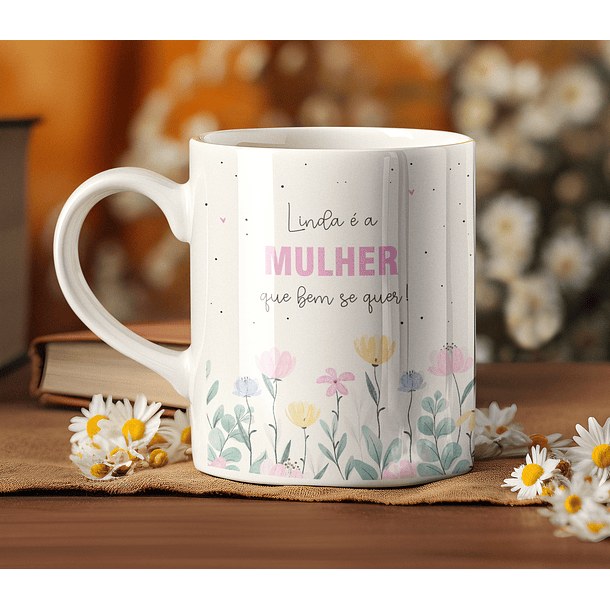 14 Artes para Caneca Dia das Mulheres Arquivo Editável 10