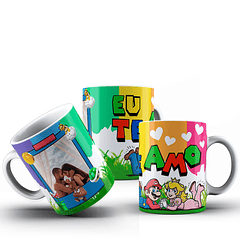 10 Artes para Caneca Super Mario Lover Dia dos Namorados Arquivo em Jpg 