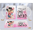 20 Artes para Caneca Dia dos Namorados Mickey e Minnie Arquivo Editável  1