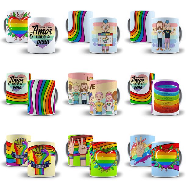 30 Artes para Caneca Dia dos Namorados Toda Forma de Amor Arquivo Editável 2