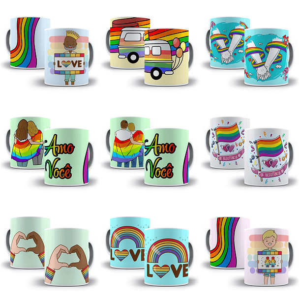 30 Artes para Caneca Dia dos Namorados Toda Forma de Amor Arquivo Editável 3