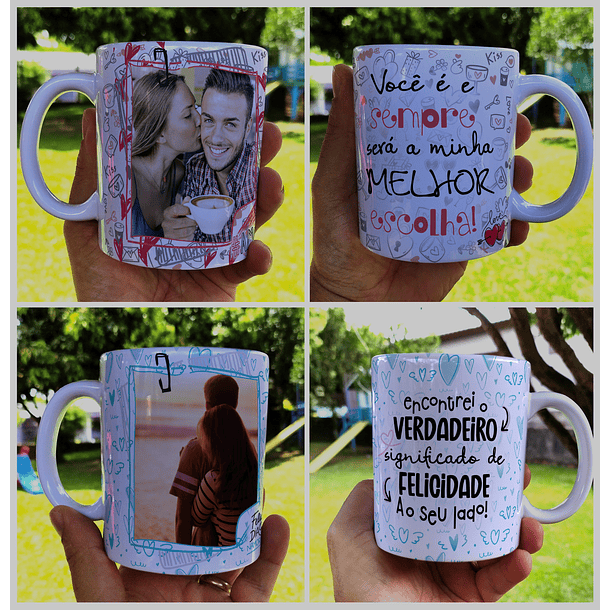 20 Artes para Caneca Dia dos Namorados Mickey e Minnie Arquivo Editável  14
