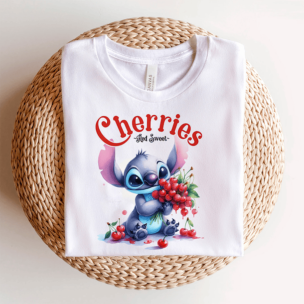 9 Artes para Camisa Stitch Cherry Arquivo Editável  4