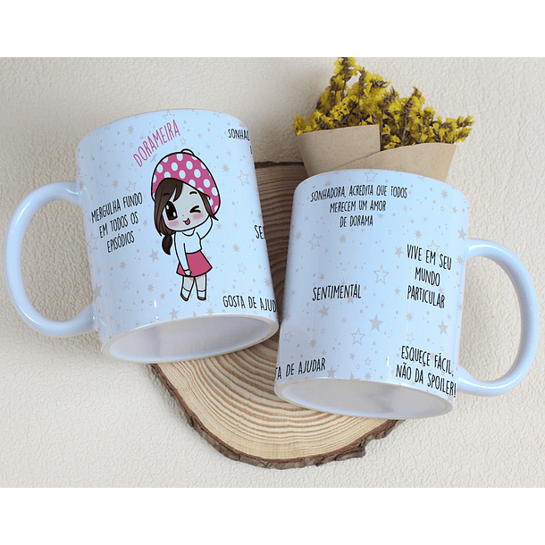 8 Artes para Caneca Dorama Arquivo Editável 7