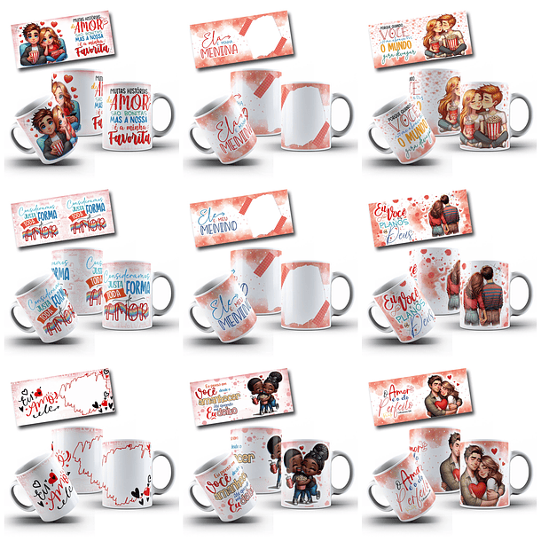 31 Artes para Caneca Dia dos namorados Arquivo em Jpg 2