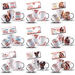 31 Artes para Caneca Dia dos namorados Arquivo em Jpg