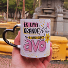 Arte Caneca És Uma Grande Mãe e uma Super Avó Dia dos Avós Arquivo Png 1