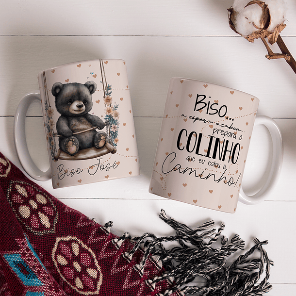 11 Artes para Caneca Cheguei Ursinhos Arquivo Editável 11