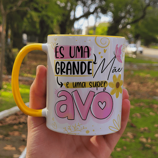 Arte Caneca És Uma Grande Mãe e uma Super Avó Dia dos Avós Arquivo Png 2
