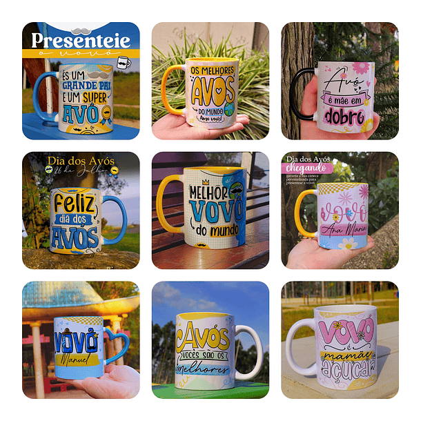 20 Artes Canecas Dia dos Avós Arquivos Png  1