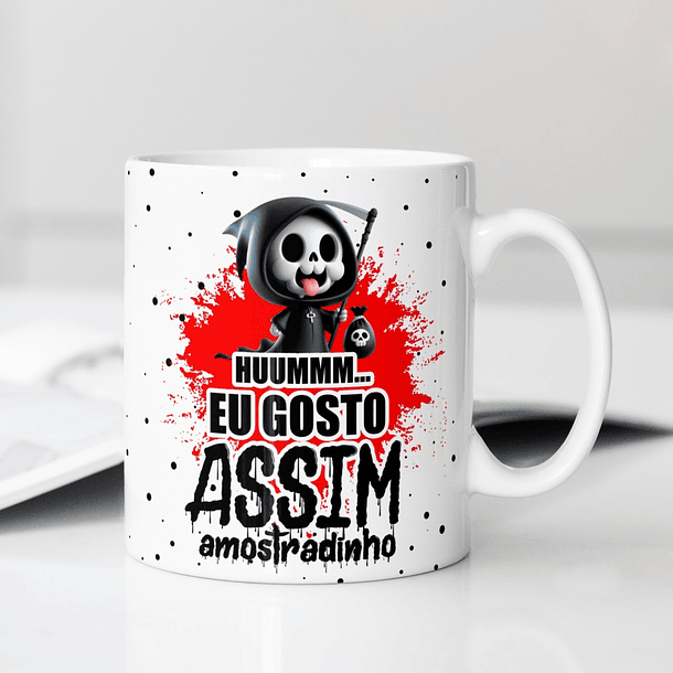 4 Artes Caneca Eu gosto Assim Amostradinho Arquivo Editável 3