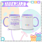 8 Artes para Caneca Aniversário Arquivo em Jpg  2