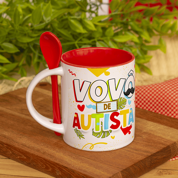 Arte Caneca Vovô De Autista Inclusa Versão Masculina Arquivo Png 2