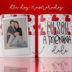 Arte Caneca Eu Sou A Menina Dele Arquivo Png