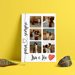 Arte Quadro dia dos Namorados Para Sempre Arquivo Png