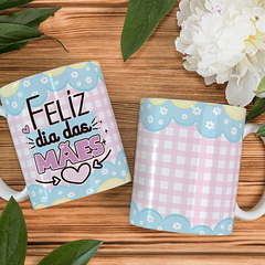 Arte Caneca Feliz Dia Das Mães Coração Arquivo Png