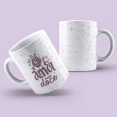 Arte Caneca Mãe O Amor Mais Doce Arquivo Png