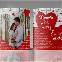 Arte Caneca Obrigado Por Existir Eu Amo Você! Arquivo Png