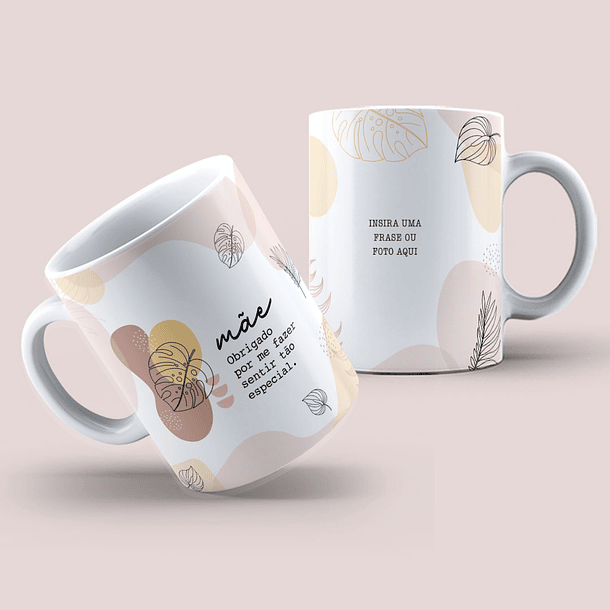 Arte Caneca Mãe Obrigado Por Me Fazer Sentir Tão Especial  Arquivo Png