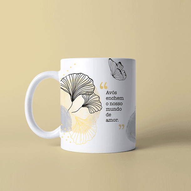 Arte Caneca Avós Enchem O Nosso Mundo De Amor Arquivo Png