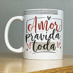 Arte Caneca Amor Para Vida Toda Sou Dele Arquivo Png