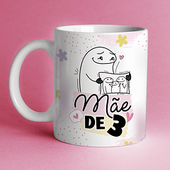 Arte Caneca Mãe de 1, 2, 3 Arquivo Png