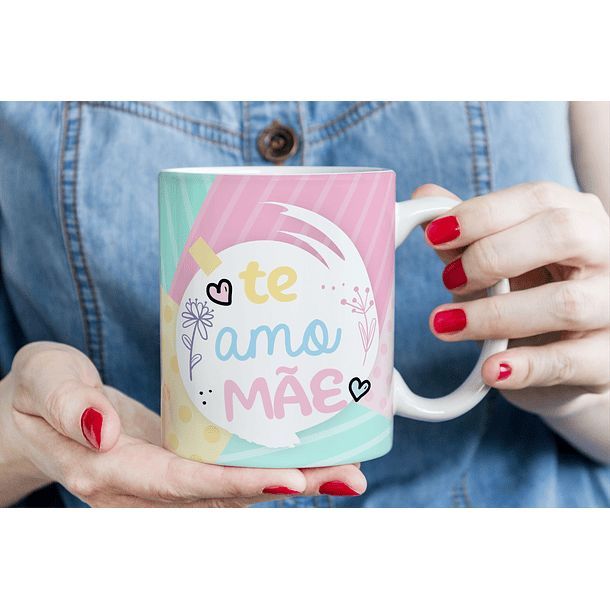 Arte Caneca Te Amo Mãe Arquivo Png