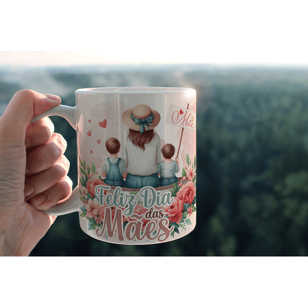 Arte Caneca Feliz Dia Das Mães Mãe Arquivo Png
