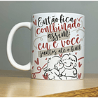 Arte Caneca Então Fica Combinado Assim Eu E Você Juntos Até O Fim! Arquivo Png 1