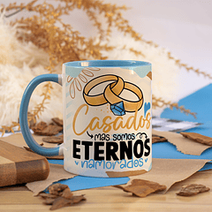 Arte Caneca Casados Mas Somos Eternos Namorados Arquivo Png