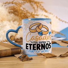 Arte Caneca Casados Mas Somos Eternos Namorados Arquivo Png