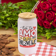 Arte Caneca Chopp Eu Te Amo + Que Cerveja Arquivo Png