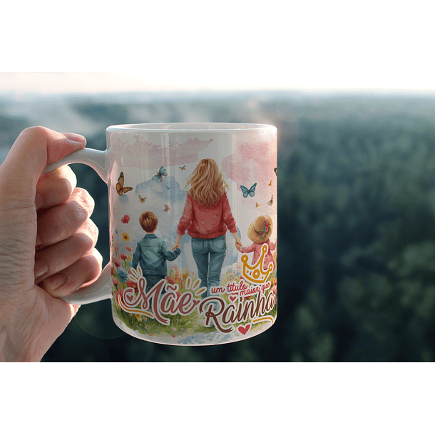 Arte Caneca Mãe Um Titulo Maior Que Rainha  Arquivo Png