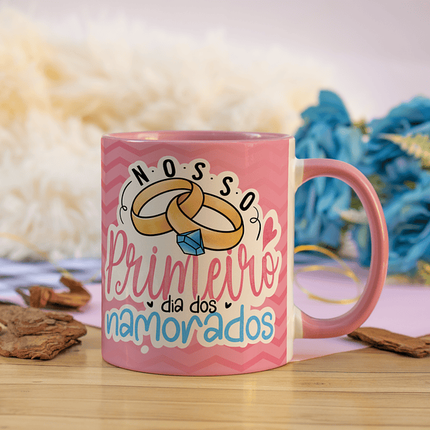 Arte Caneca Nosso Primeiro Dia Dos Namorados Arquivo Png 2