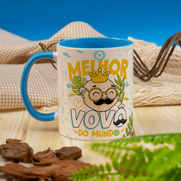 Arte Caneca A Melhor Vovó Do Mundo Incluso Versão Masculina Arquivo Png 2