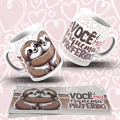 Arte Caneca Você É Meu Esquema Preferido Bicho Preguiça Arquivo Png