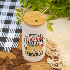 Arte Caneca Chopp Que Não Falte Amor & Cerveja Arquivo Png